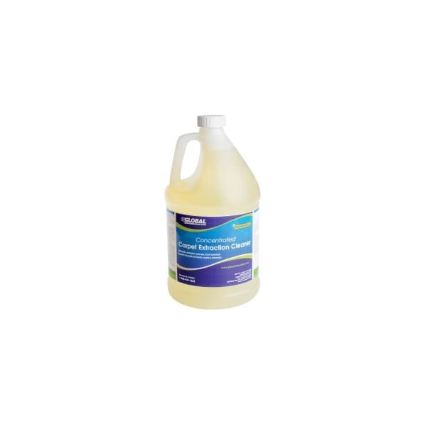 Global Equipment Carpet Extraction Cleaner Concentrate - Case Of Four 1 Gallon Bottles N90360-900104 - main
